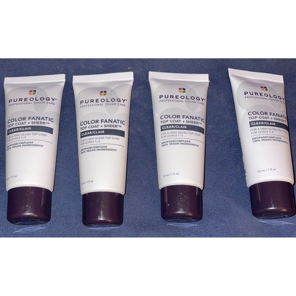 Pureology Color Fanatic Top Coat + Sheer 30ml/1 FL oz - New Lot Of 4
